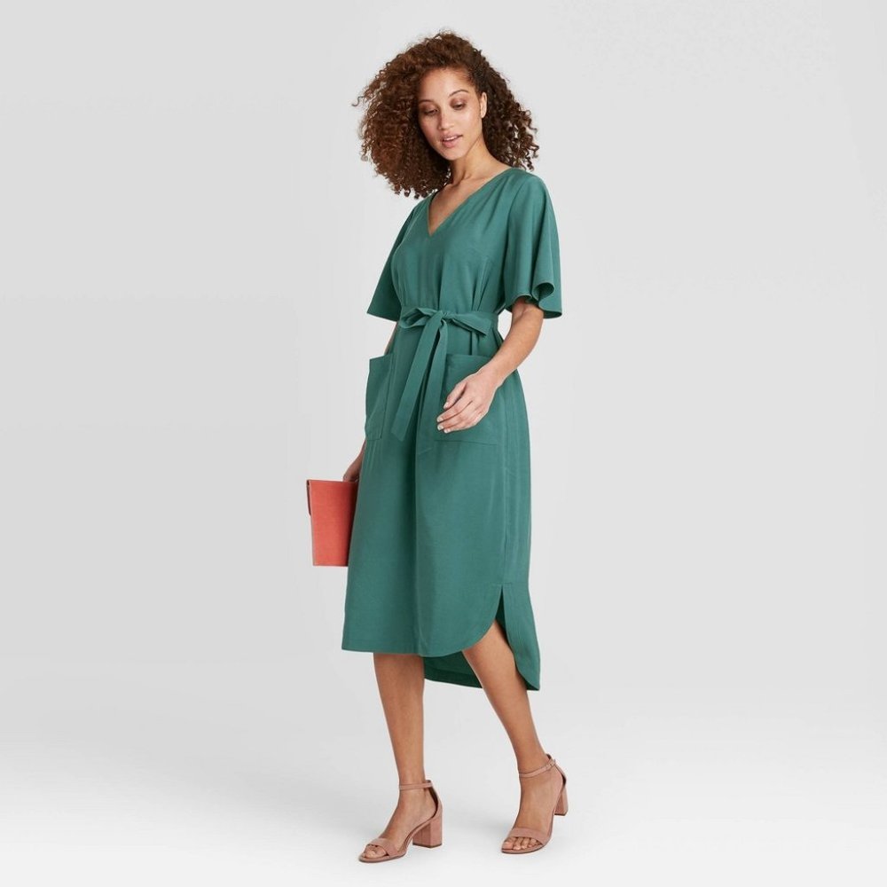 NEW! A New Day Women's Short Sleeve Utility Dress